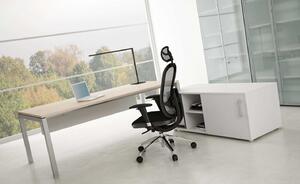 Kancelářská ergonomická židle Antares OKLAHOMA — více barev, nosnost 130 kg Šedá