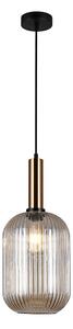 ITALUX PND-5588-1L-BRO+AMB - Lustr na lanku ANTIOLA 1xE27/40W/230V bronz