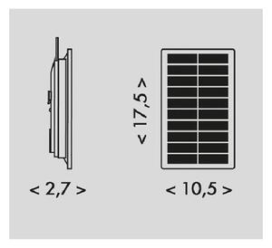 Ecolite DX-SOLAR-3000/5M - LED Solární pásek 3,7V 2400 mAh 5m IP65