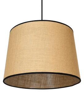 Duolla - Lustr na lanku CONE 1xE27/15W/230V pr. 40 cm hnědá/černá
