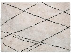 CLEO koberec bíločerný 200x300cm WOOOD
