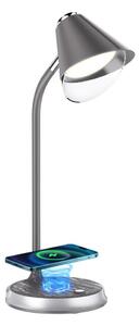Immax 08972L - LED Stmívatelná stolní lampa FINCH LED/9W/12/230V šedá/chrom