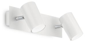 Nástěnné svítidlo Ideal lux 156736 SPOT AP2 BIANCO 2xGU10 50W bílá