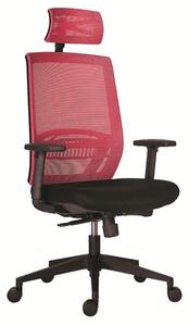 Kancelářská ergonomická židle Antares ABOVE — více barev Vínová