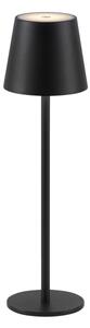 Leuchten Direkt19250-18-LED Venkovní nabíjecí lampa EURIA LED/3W/5V IP54 černá