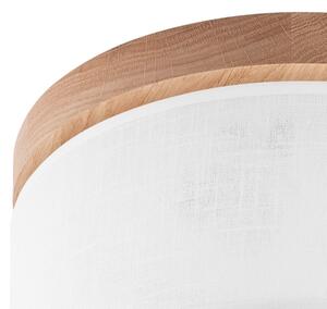 Brilagi - LED Stropní svítidlo BELLADONNA 1xE27/15W/230V pr. 30 cm bílá/dub