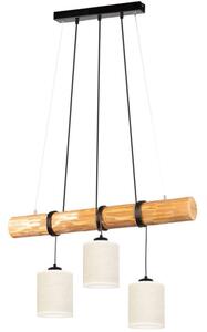 Spot-Light 68869351 - Lustr na lanku TRENO 3xE27/25W/230V borovice