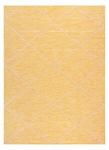 Balta Kusový koberec Sisalový PATIO 3075 Romby žlutý béžový Rozměr: 78x150 cm