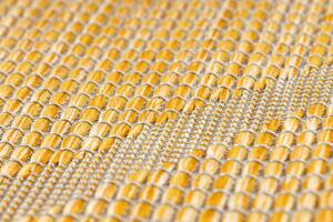 Balta Kusový koberec Sisalový PATIO 3075 Romby žlutý béžový Rozměr: 78x150 cm