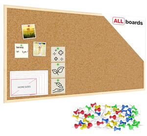 Allboards korková nástěnka v dřevěným rámu 120x60cm - TK126D