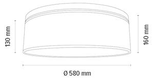 Spot-Light 4047400311531 - Stropní svítidlo BENITA 4xE27/25W/230V dub