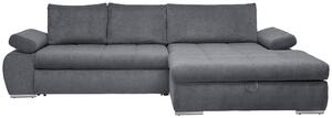 ROHOVÁ SEDAČKA, textil, šedá Carryhome - Sedací soupravy