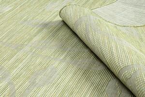 Balta Kusový koberec Sisalový PATIO 3045 Listí zelený béžový Rozměr: 78x150 cm