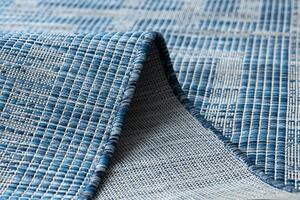 Balta Kusový koberec Sisalový PATIO 3071 Řecký vzor modrý béžový Rozměr: 136x190 cm