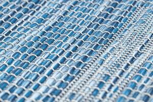 Balta Kusový koberec Sisalový PATIO 3071 Řecký vzor modrý béžový Rozměr: 117x170 cm