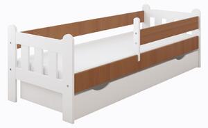 BabyBeds Dětská postel STAS Velikost postele: 160x80 cm, Barevné provedení: Růžová, Úložný prostor: Ne, bez úložného prostoru