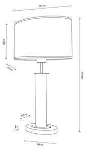 Spot-Light 7017400111557 - Stolní lampa MERCEDES 1xE27/40W/230V dub