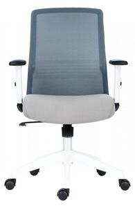 Kancelářská židle na kolečkách Antares NOVELLO WHITE – s područkami, více barev Šedá
