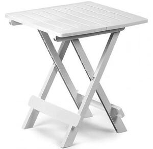 Skládací stolek PARMA — plast, více barev Bílá