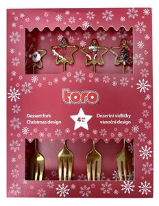 Vánoční dezertní vidlička TORO 4ks