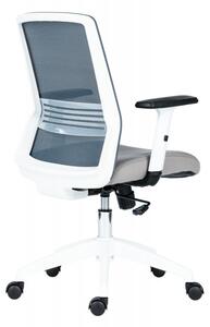 Kancelářská židle na kolečkách Antares NOVELLO WHITE – s područkami, více barev Šedá