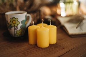 Adventní svíčky 4ks Barva svíček: Fialová