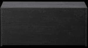 Komoda NEW GRAVURE černá 40x88cm WOOOD