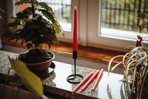 Kónické svíčky Barva svíček: Červená