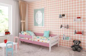 BabyBeds Dětská postel RYSIO Velikost postele: 180x80 cm, Barevné provedení: Bílá, Úložný prostor: Ne, bez úložného prostoru