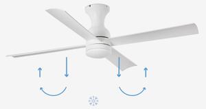 FARO 33756 - LED Stropní ventilátor FRASER LED/16W/230V bílá pr. 120 cm + DO