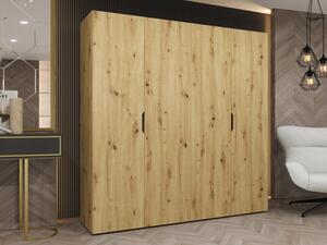 Šatní skříň Umonca 200, Barva: dub artisan 5903211427206