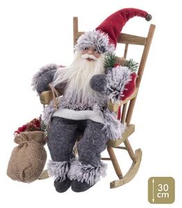 BigBuy Christmas Vánoční ozdoba Vícebarevný Dřevo Plastické Polyresin materiál 30 cm