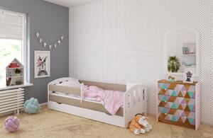 BabyBeds Dětská postel FIFI Velikost postele: 160x80 cm, Barevné provedení: Dub, Úložný prostor: Ano, s úložným prostorem