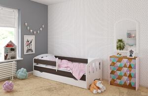 BabyBeds Dětská postel FIFI Velikost postele: 180x80 cm, Barevné provedení: Ořech, Úložný prostor: Ano, s úložným prostorem