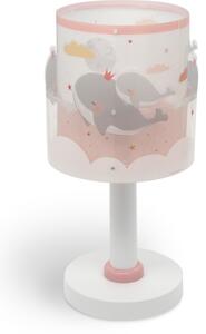 Dalber 61171S - Dětská lampička WHALE DREAMS 1xE14/8W/230V růžová
