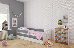 BabyBeds Dětská postel FIFI Velikost postele: 160x80 cm, Barevné provedení: Bílá, Úložný prostor: Ne, bez úložného prostoru