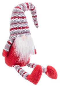 BigBuy Christmas Vánoční ozdoba Červený Vícebarevný Pískový materiál 60 cm