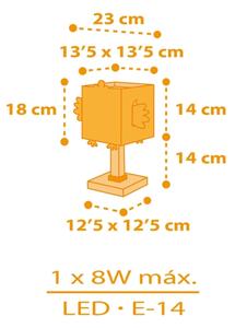 Dalber 64641 - Dětská lampička LITTLE CHICKEN 1xE14/8W/230V