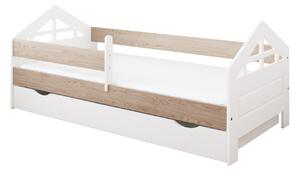 BabyBeds Dětská postel ALA Velikost postele: 160x80 cm, Barevné provedení: Dub, Úložný prostor: Ne, bez úložného prostoru