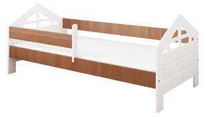 BabyBeds Dětská postel ALA Velikost postele: 180x80 cm, Barevné provedení: Ořech, Úložný prostor: Ne, bez úložného prostoru