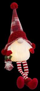 BigBuy Christmas Vánoční ozdoba Bílý Červený Plastické materiál 18 x 10 x 53 cm