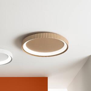 Luce Ambiente Design LED stropní svítidlo Niike, zlatá barva, Ø 50 cm, kov,, Mosaz / zlato, Obývací pokoj / jídelna, kov, Moderní