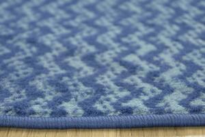 Kulatý koberec LUNA 503568/94955 Patchwork modrý Rozměr: průměr 70 cm