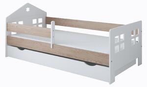 BabyBeds Dětská postel POLA Velikost postele: 160x80 cm, Barevné provedení: Šedá, Úložný prostor: Ne, bez úložného prostoru