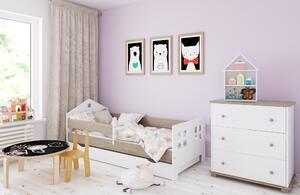 BabyBeds Dětská postel POLA Velikost postele: 160x80 cm, Barevné provedení: Dub, Úložný prostor: Ano, s úložným prostorem