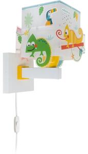 Dalber 63319 - Dětské nástěnné svítidlo HAPPY JUNGLE 1xE27/15W/230V