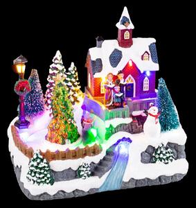 BigBuy Christmas Vánoční ozdoba Vícebarevný Polyresin 20,5 x 15 x 16,3 cm