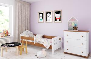 BabyBeds Dětská postel POLA Velikost postele: 160x80 cm, Barevné provedení: Olše, Úložný prostor: Ne, bez úložného prostoru