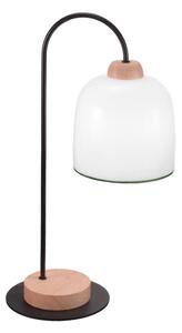 Kolarz A1352.71.G - Stolní lampa NONNA 1xE27/60W/230V dub/bílá/zelená