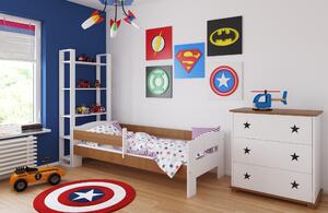 BabyBeds Dětská postel ADAS Velikost postele: 160x80 cm, Barevné provedení: Olše, Úložný prostor: Ne, bez úložného prostoru